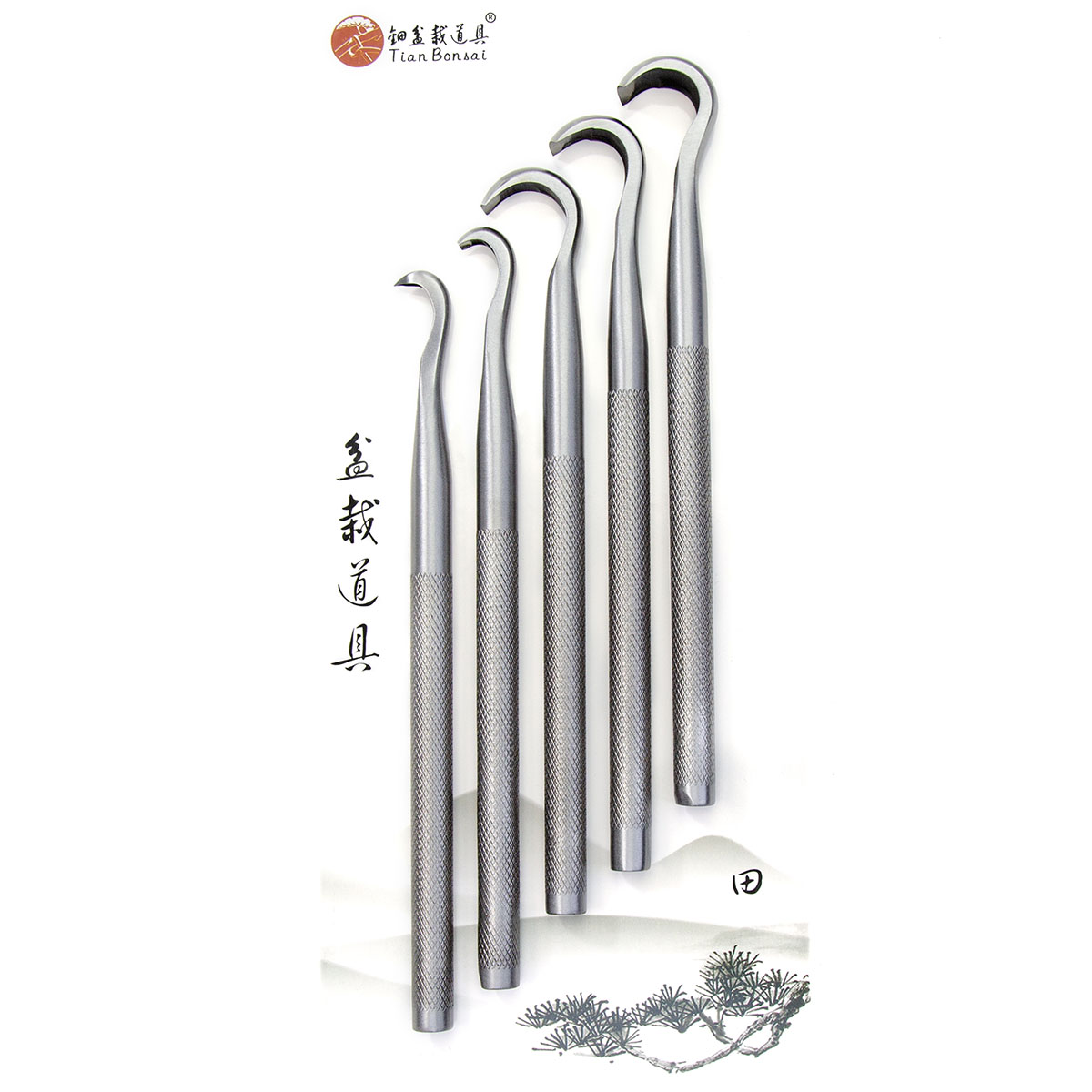 Bonsai Tool Set - Zestaw narzędzi do rzeźbienia bonsai CT-A,
