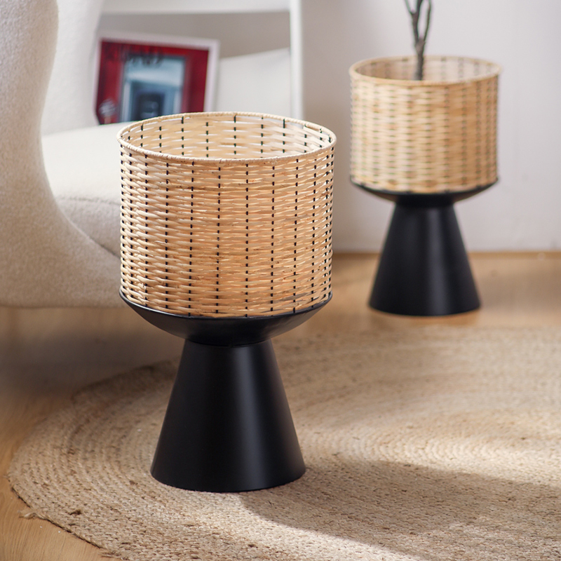 Rattanowy splot Doniczka Nowoc – Bonsai Garden Display Stands recenzja i cena