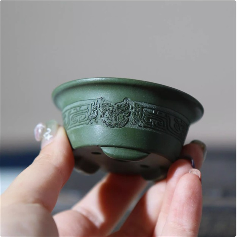 Ceramiczny rzeźbiony mini doni – Bonsai Garden Nursery recenzja i cena
