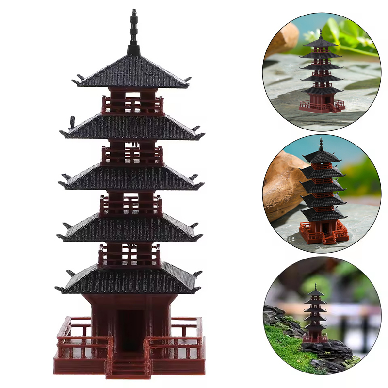 Miniaturowa Pagoda Statuetka M – Bonsai Garden Mini recenzja i cena