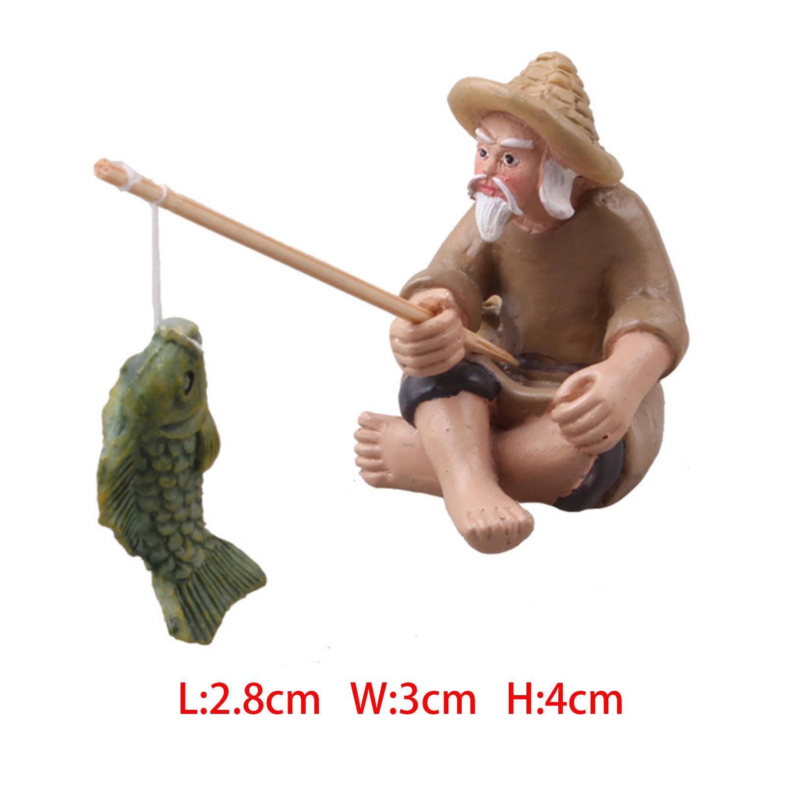 Miniaturowe figurki rybaków, s – Bonsai Garden Mini recenzja i cena